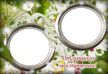 Napis na ramce: Excellent mood! Napis na ramce: Excellent mood!