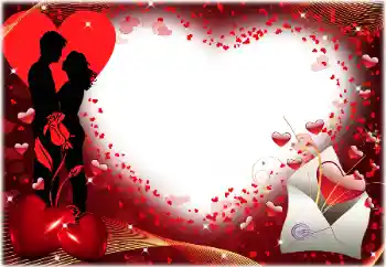 Napis na ramce: Kiss Day Napis na ramce: Kiss Day