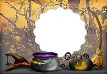 Napis na ramce: Happy Halloween Napis na ramce: Happy Halloween