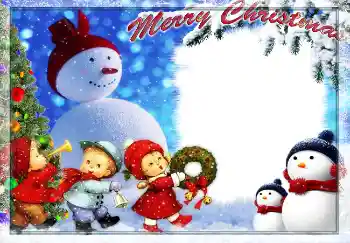 Napis na ramce: Wesołych Świąt Bożego Narodzenia!