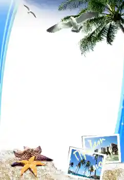 Napis na ramce: Привет с моря Napis na ramce: Привет с моря