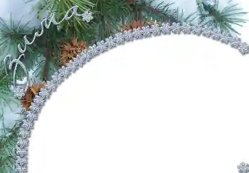 Napis na ramce: Zima