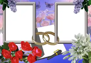 Efekt zdjęciowy z kategorii Ramki ślubne № 45807